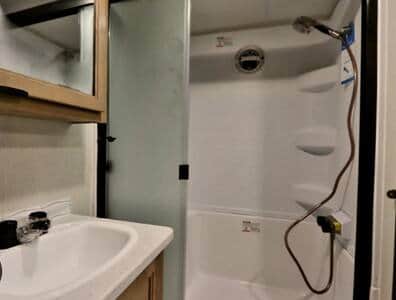 Bath with shower Bath with shower