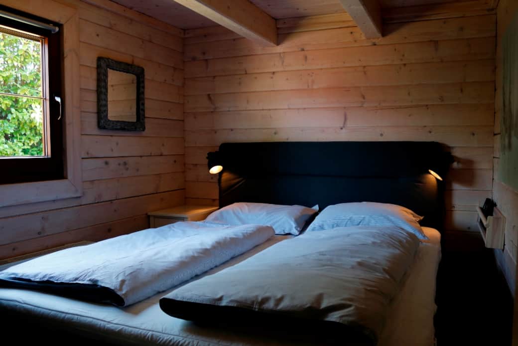 Blockhaus Sauerland Schlafzimmer1