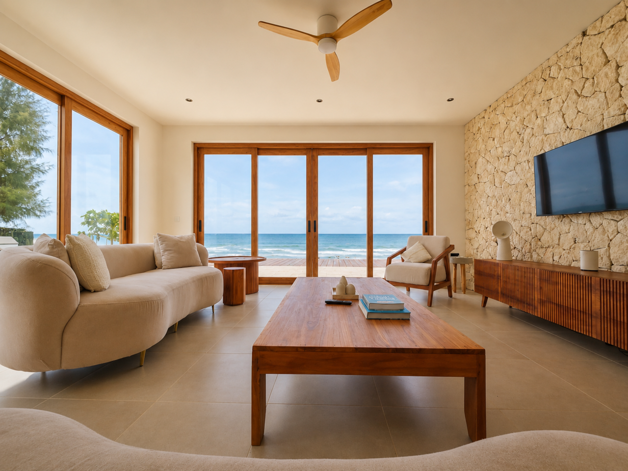 The Beach House Zanzibar - Private Villa - living room 4