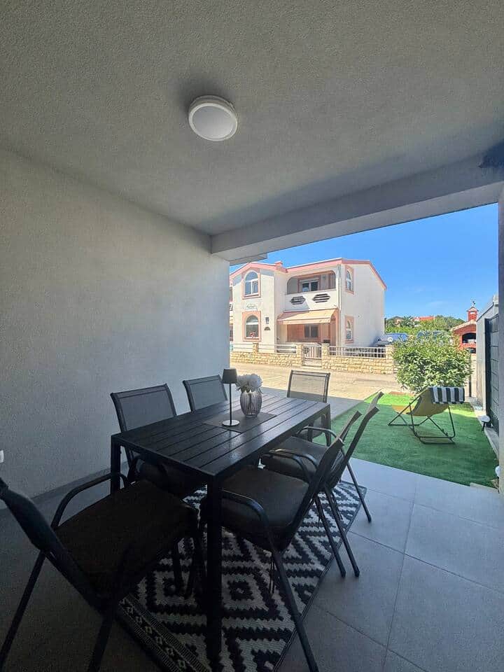 Terrasse Blick nach draußen