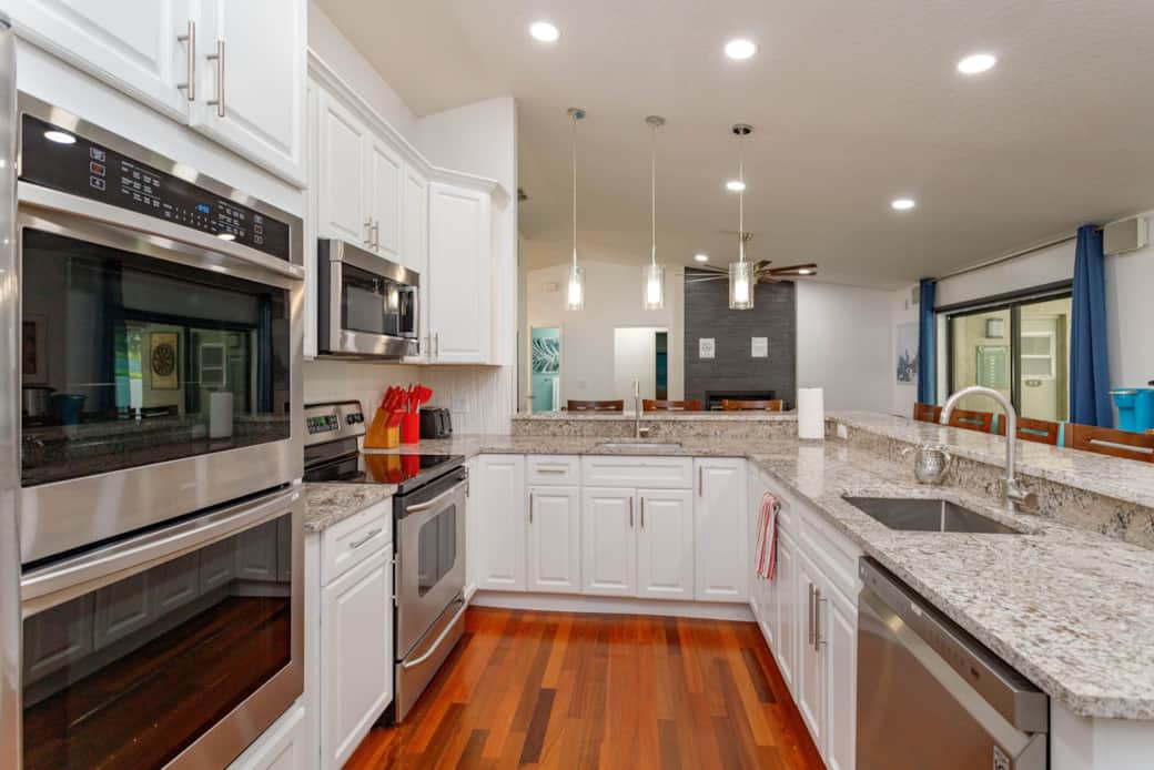 Kitchen- Includes 2 sinks, 1 range, and 2 wall ovens