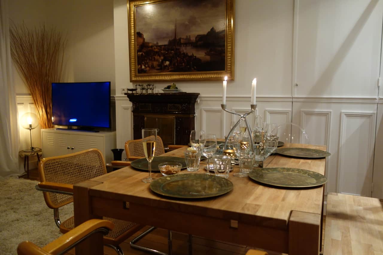 Please take a seat, dinner is ready!