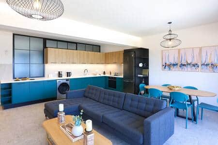 Living area sea view apartment