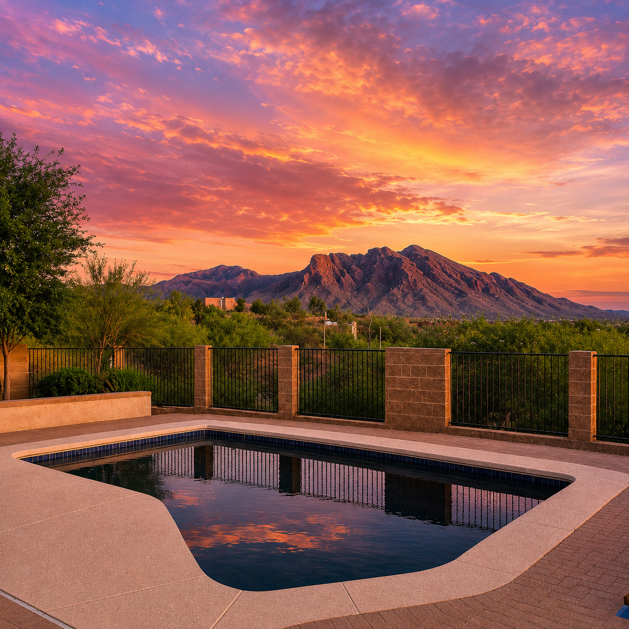 pool views