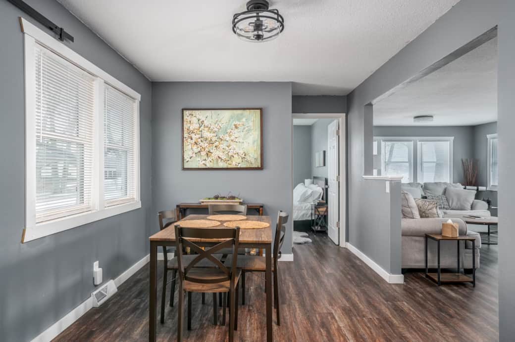 Spacious dining area for relaxation or entertainment Spacious dining area for relaxation or entertainment