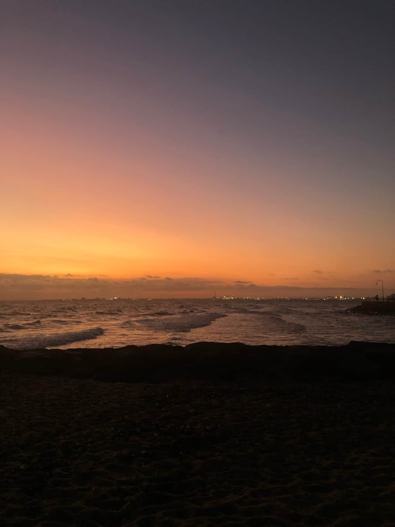 Sunset at Elwood Beach