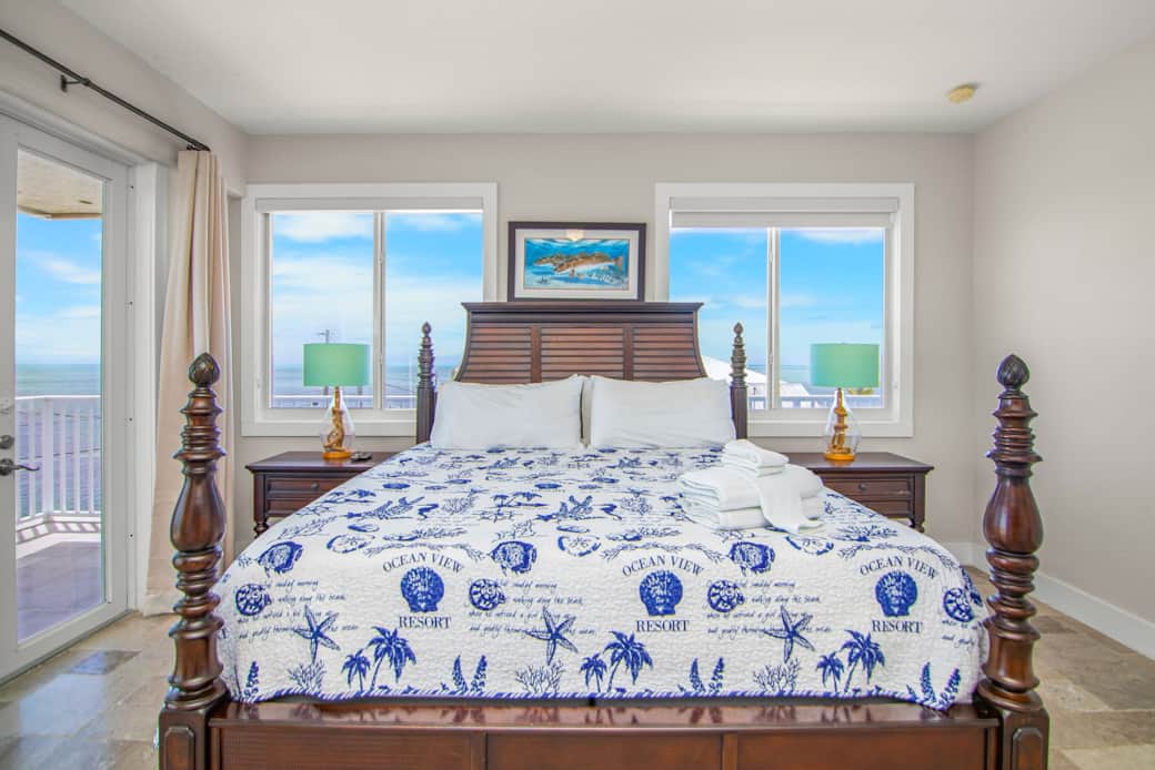Primary bedroom king size bed