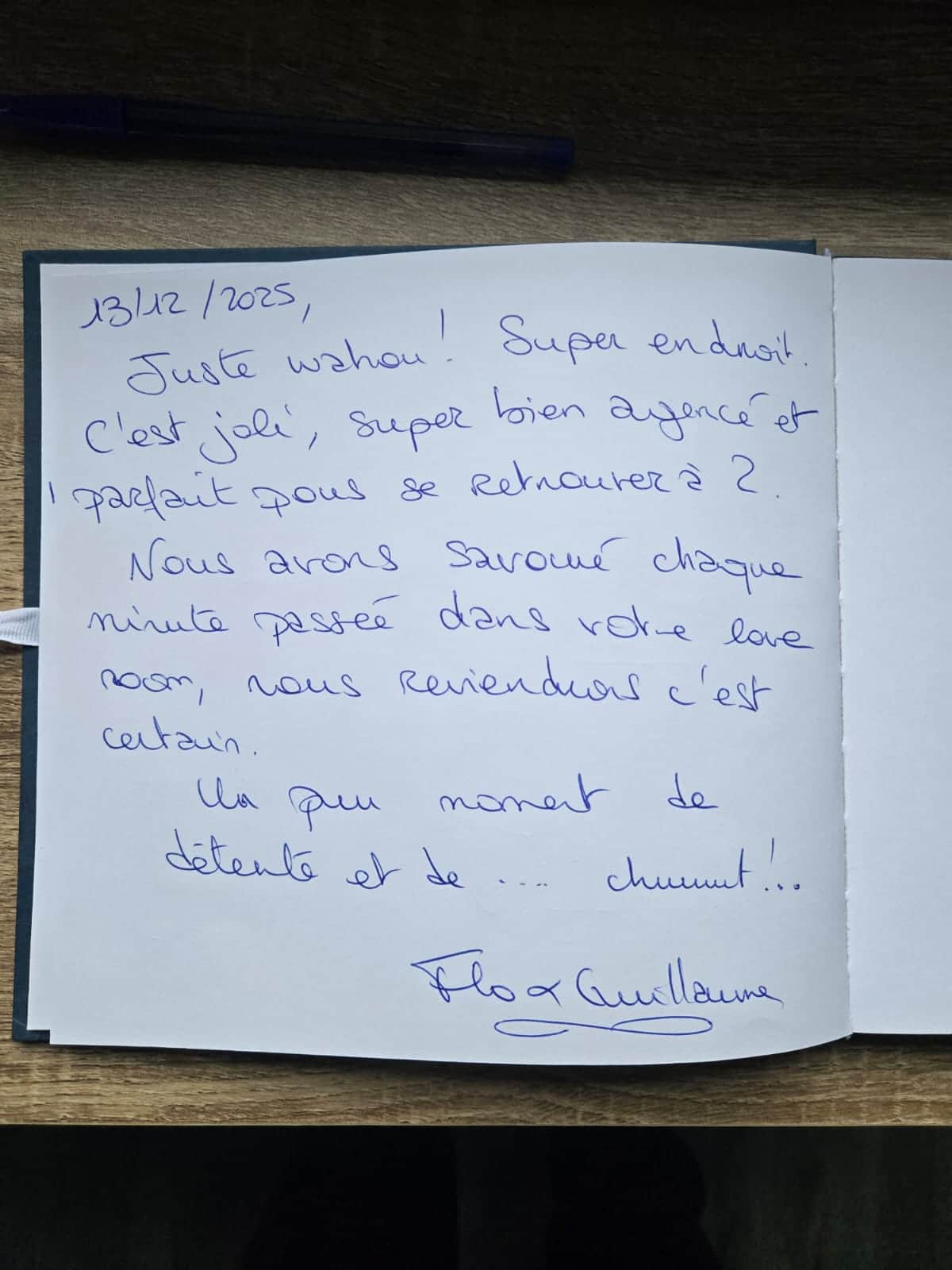 Avis Love Room - La Cachette Secrèt