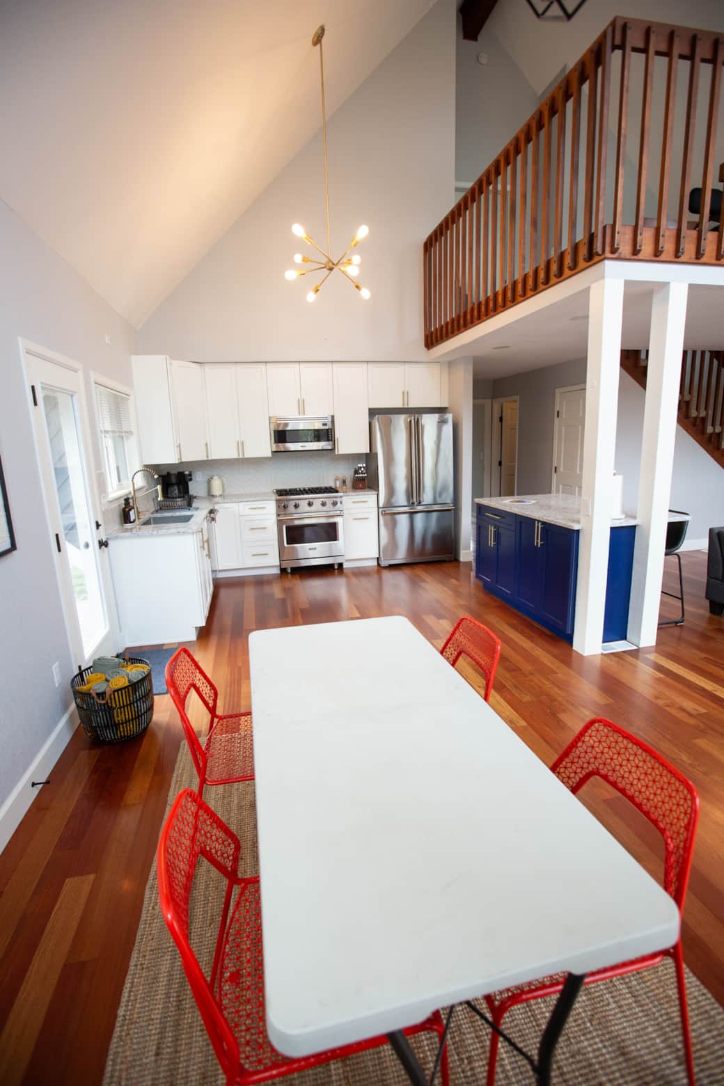 Dining and Kitchen with large island, updated Viking appliances