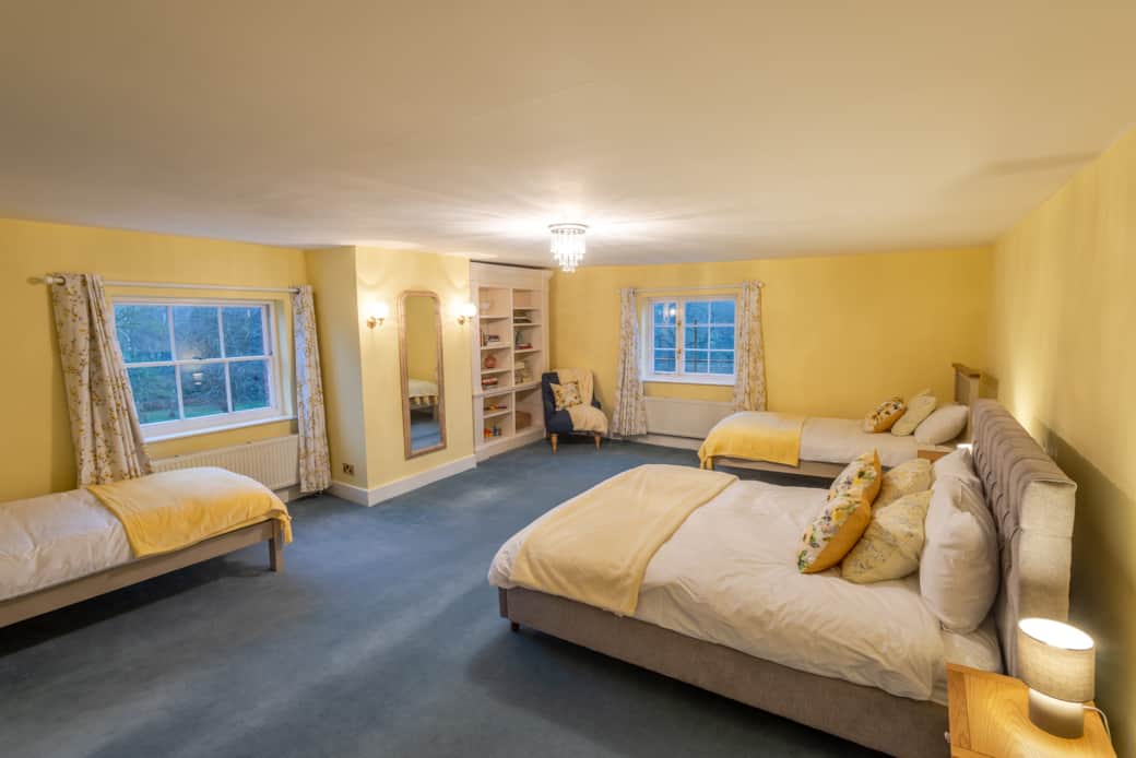 Old Rectory, bedroom 9, view from doorway