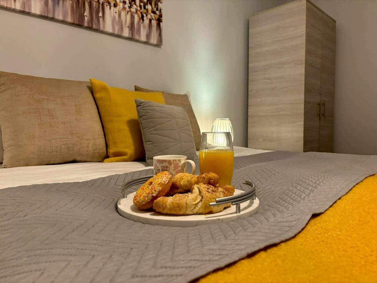 Your Cozy Getaway Awaits, Relax and Sleep Soundly in this Bedroom. Book Your Stay Now!