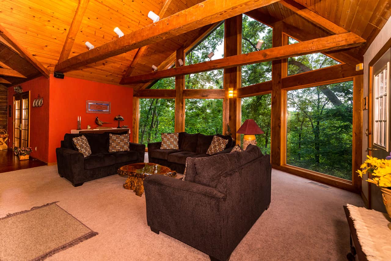 Living Room with a VIEW!