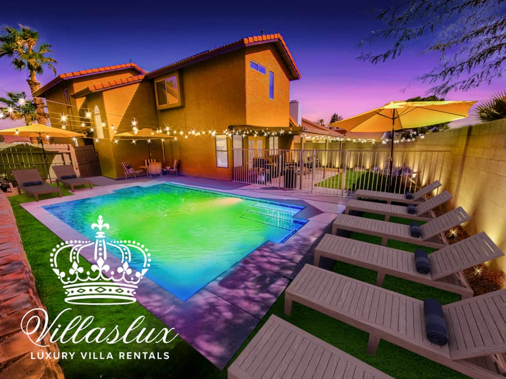 Trending Luxury Villa with Resort Style Backyard. Design to meet and exceed your vacation needs. Ama