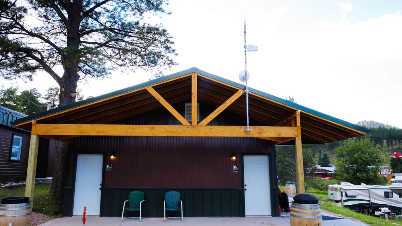 Restrooms and showerhouse