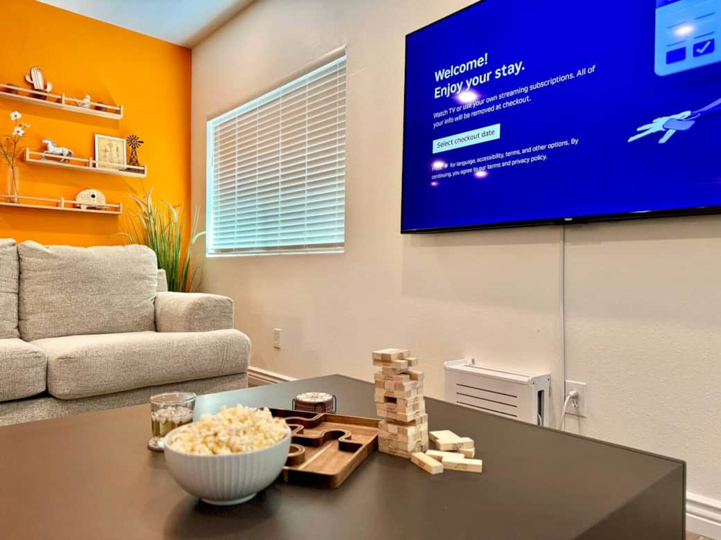 FAMILY ROOM FAVORITE — JENGA, JOY & JUST RELAXING
Childhood games + grown-up comforts. From popcorn-filled movie nights to spontaneous Jenga laughter, it’s a space where cozy moments turn into lasting memories. Slow down and savor togetherness.