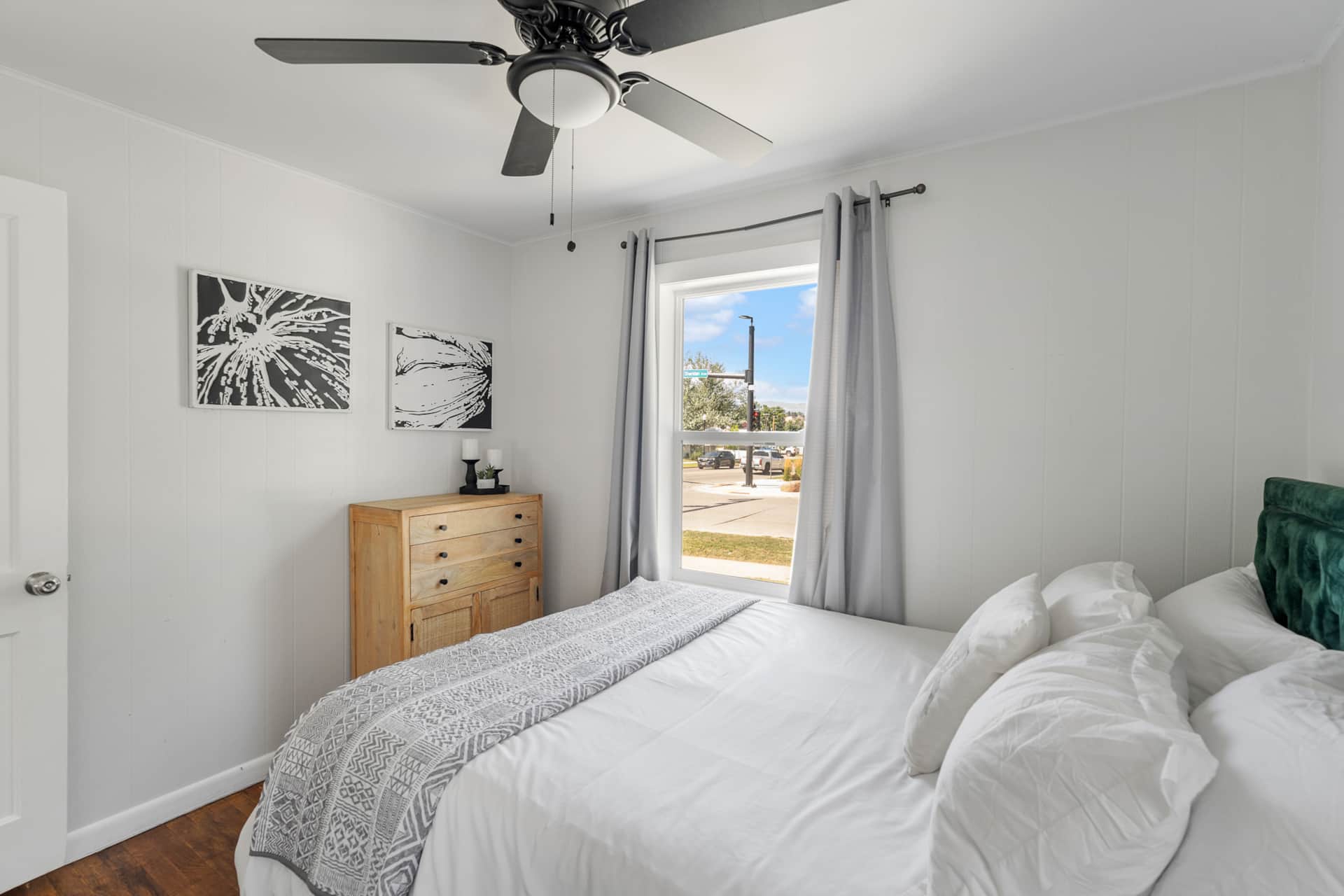 Emerald City Bungalow living room couch