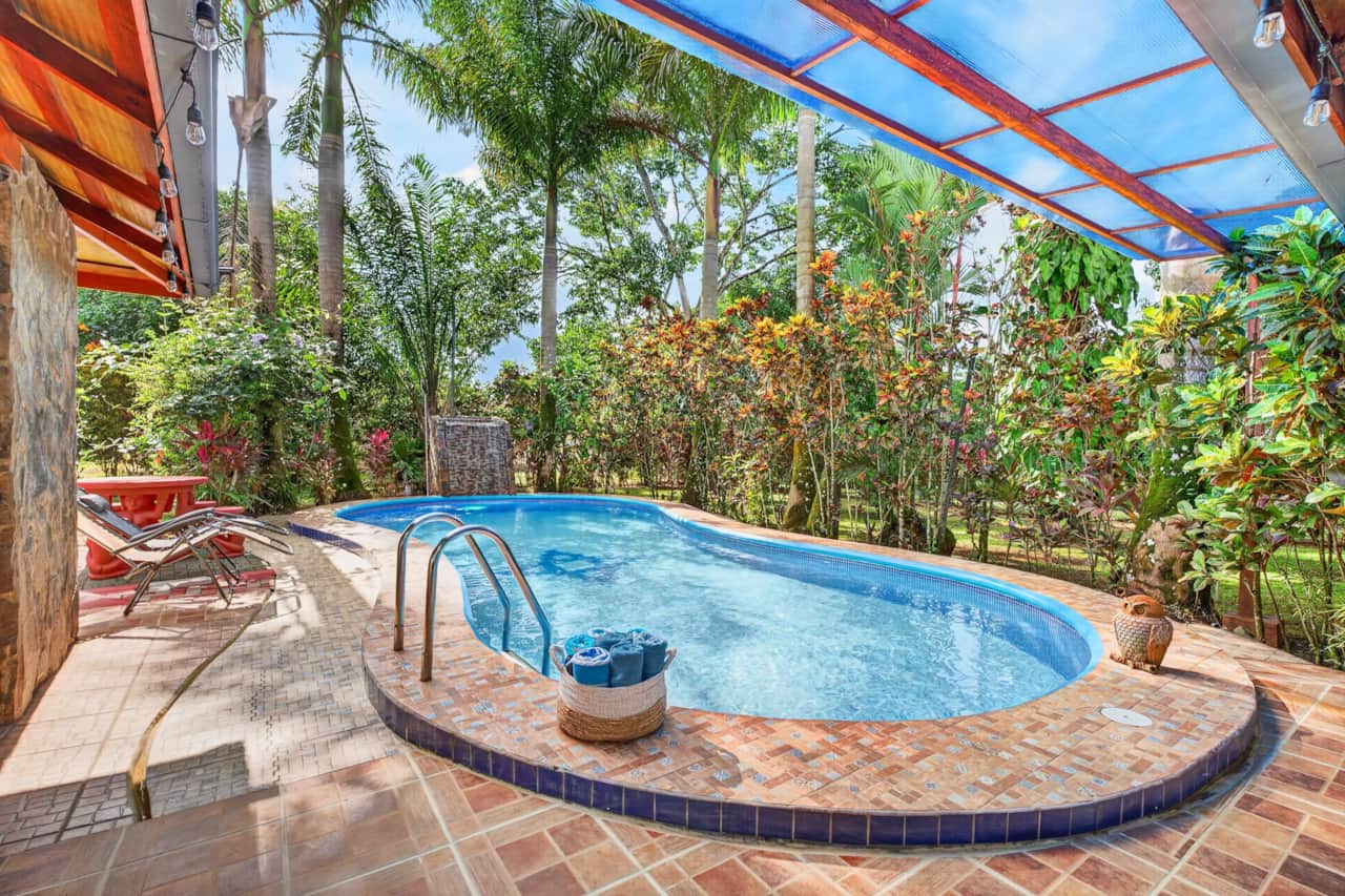 Private Swimming Pool Surrounded By Nature