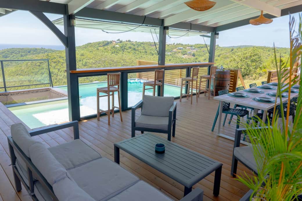 Terrasse couverte