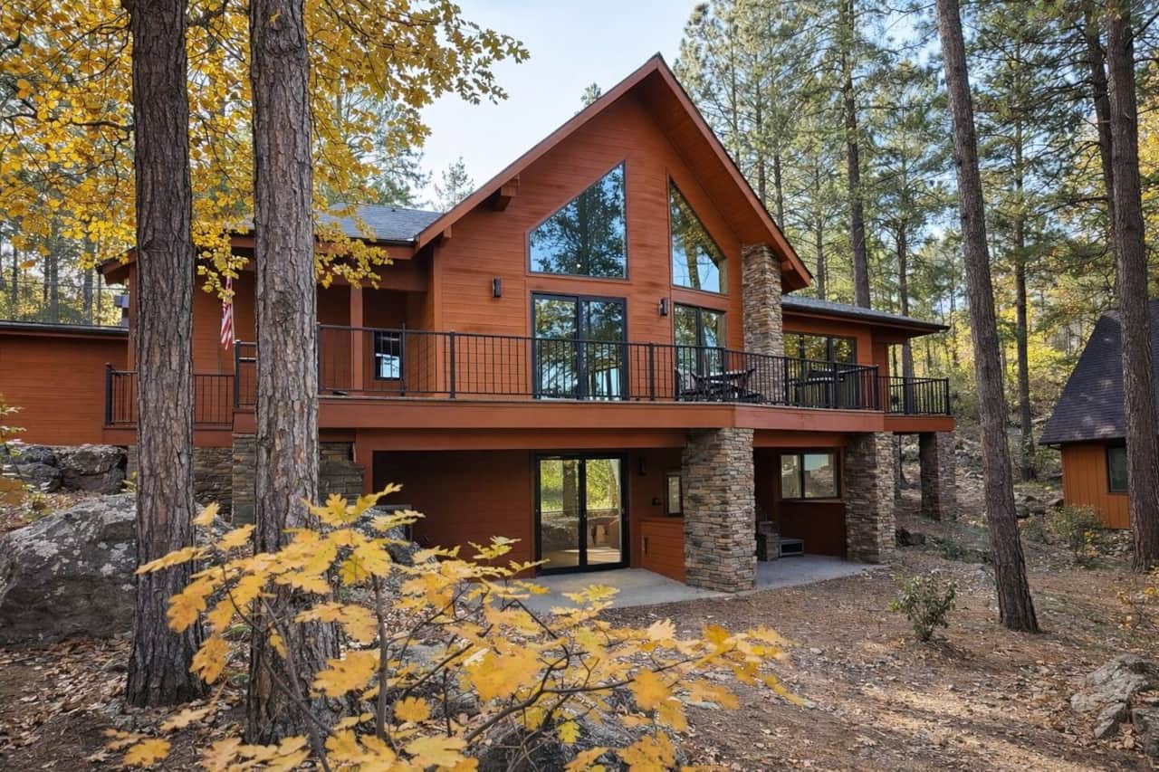 The front of the cabin