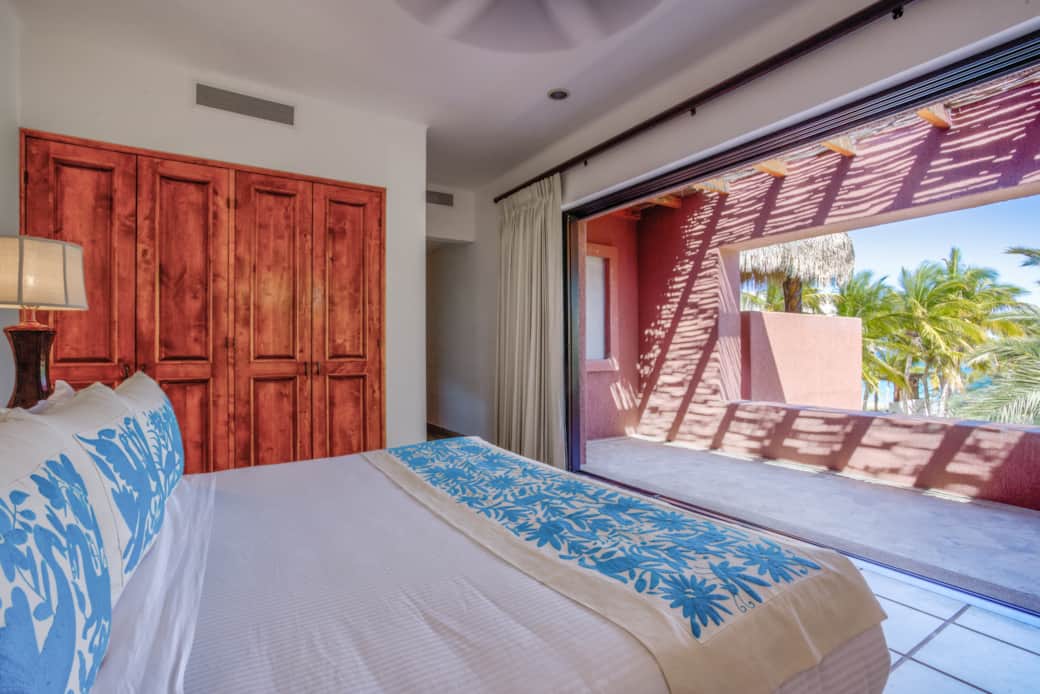 Bedroom and private balcony Bedroom and private balcony