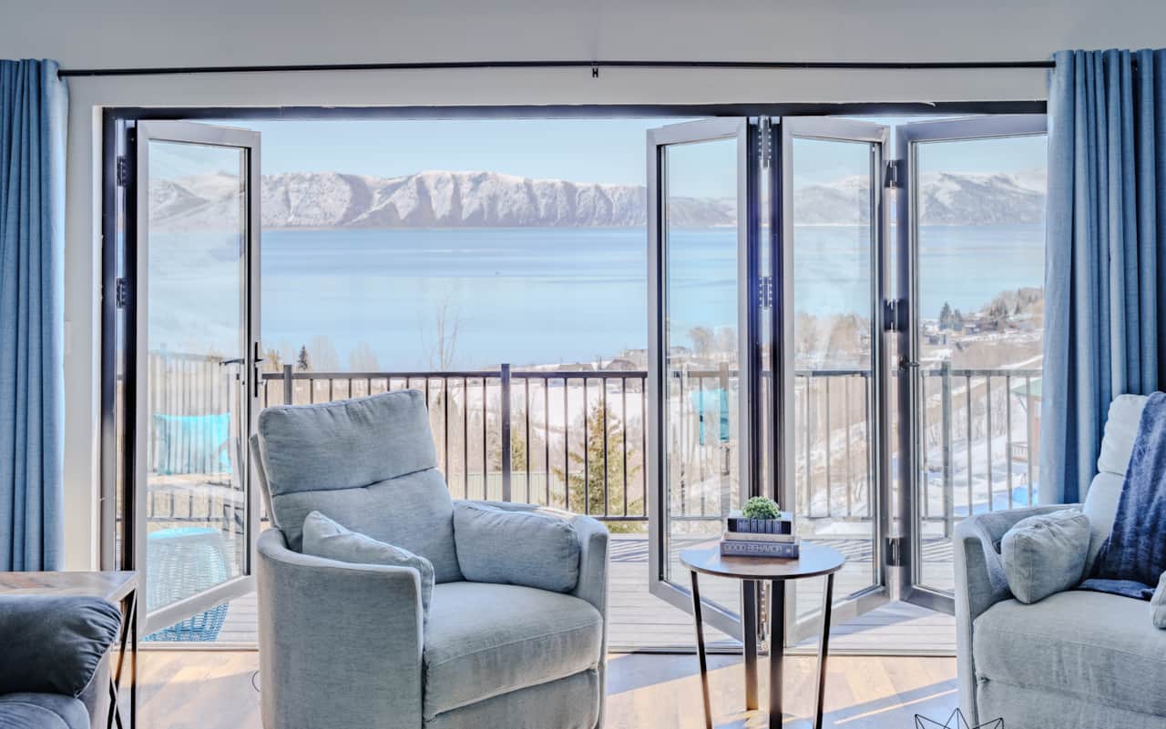 Amazing views from all three levels
