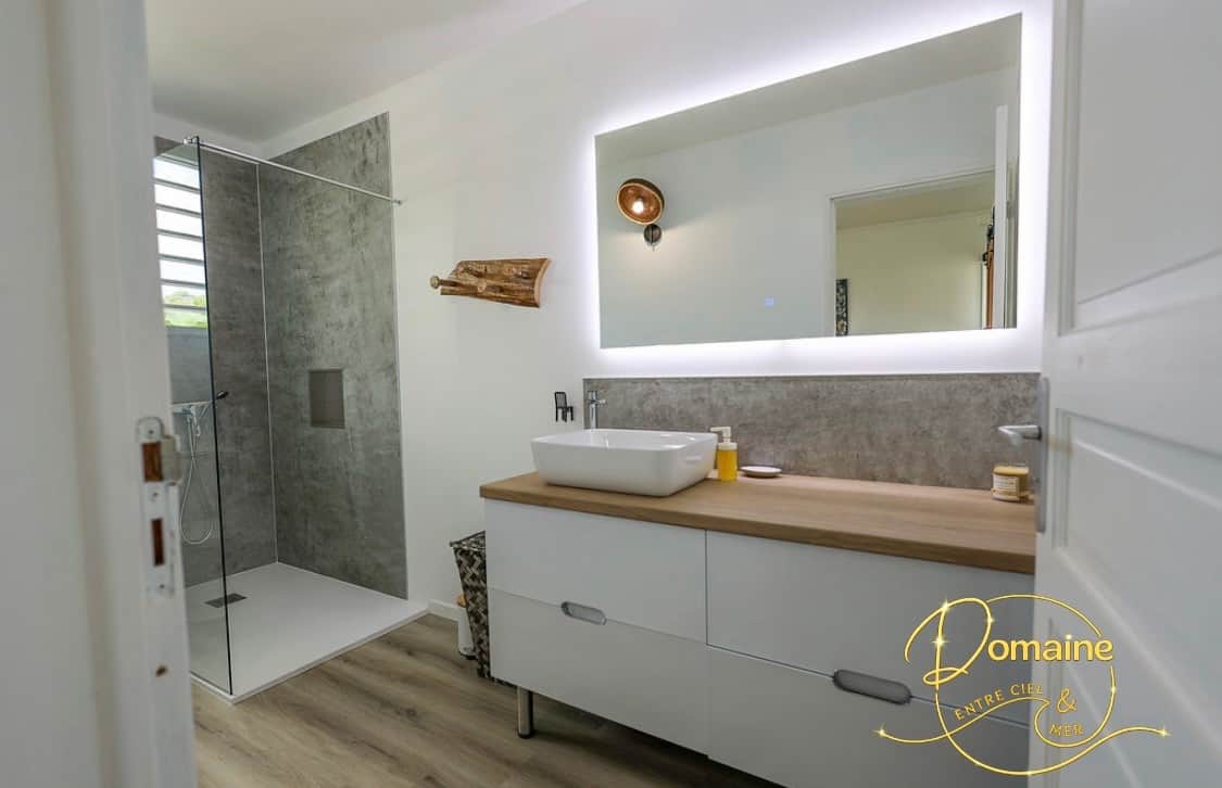 salle de bain attenante à la chambre