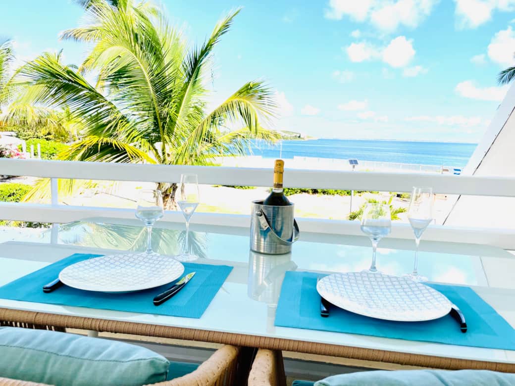 SXM NBBC Coté Mer terrasse