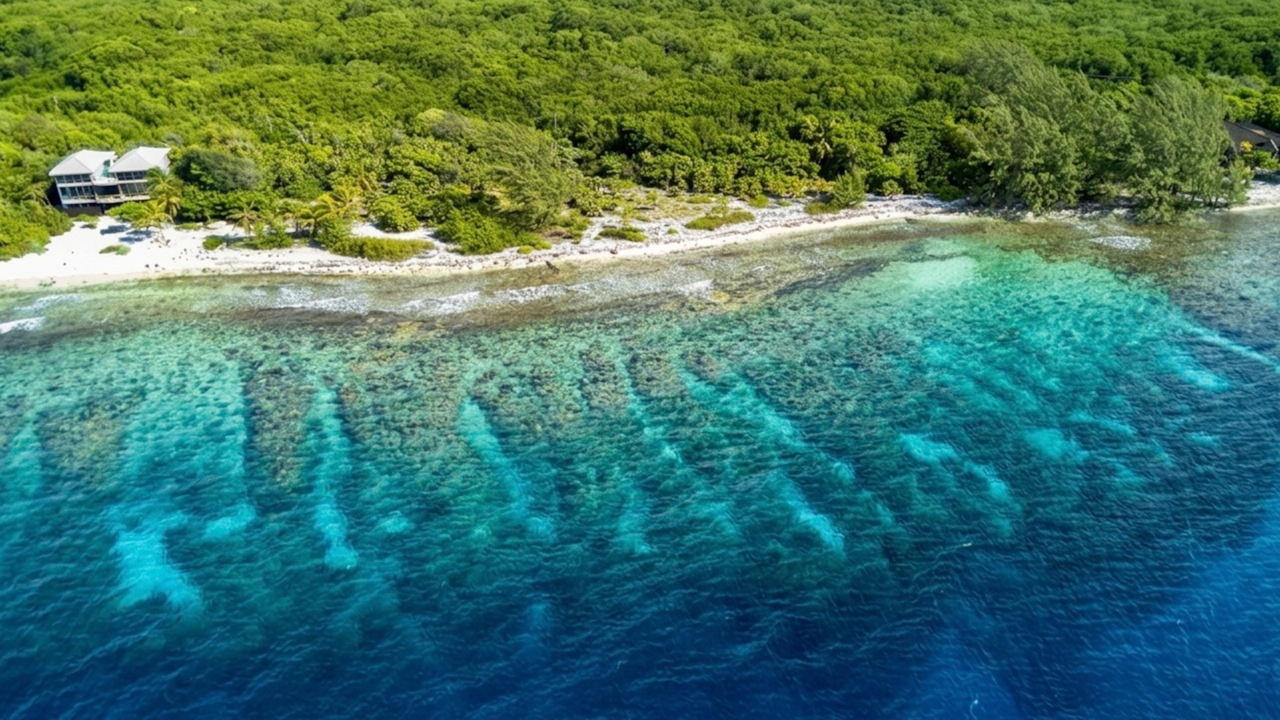 Quatro Vista Aerial View Reef WOW