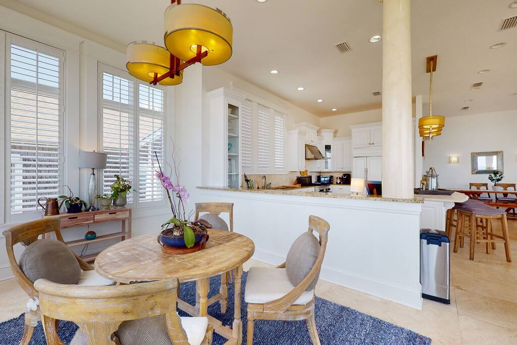 View from breakfast area into kitchen - third floor