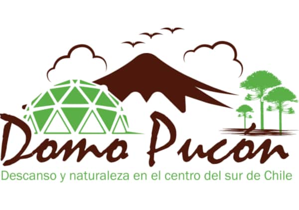 Logo Domo Pucón: descanso y naturaleza en el centro del sur de Chile