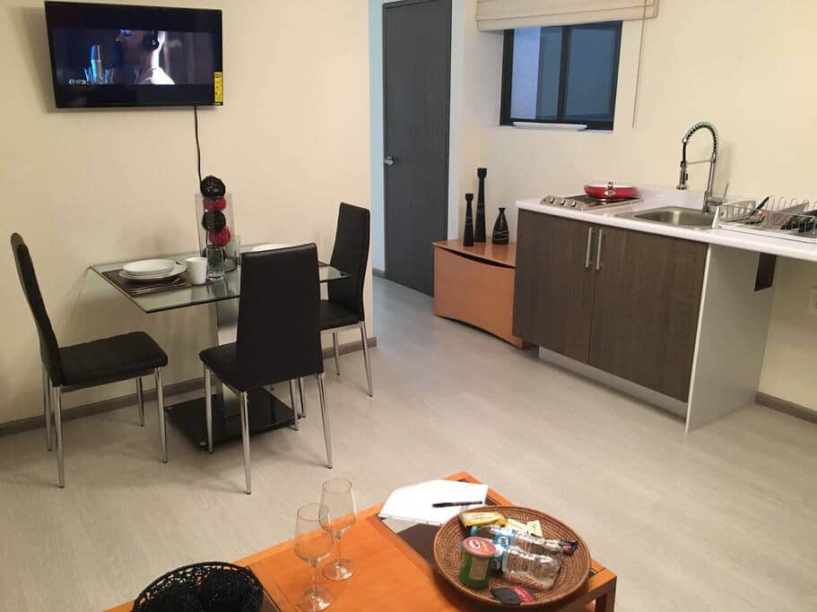 El apartamento...