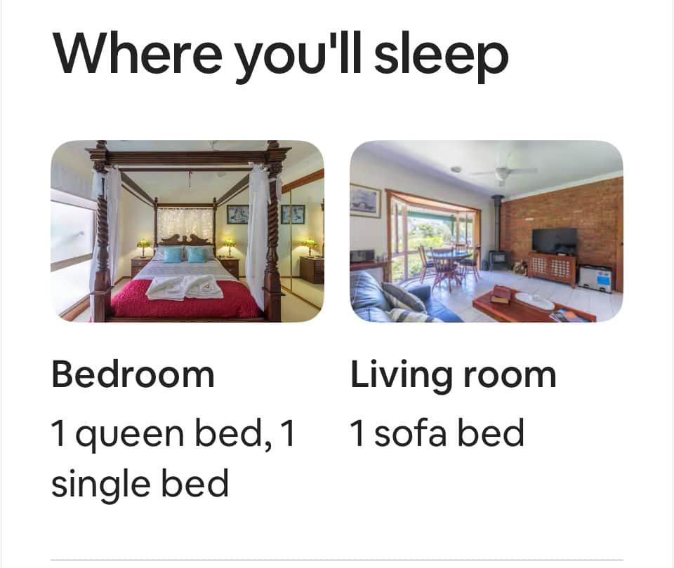Where you will sleep