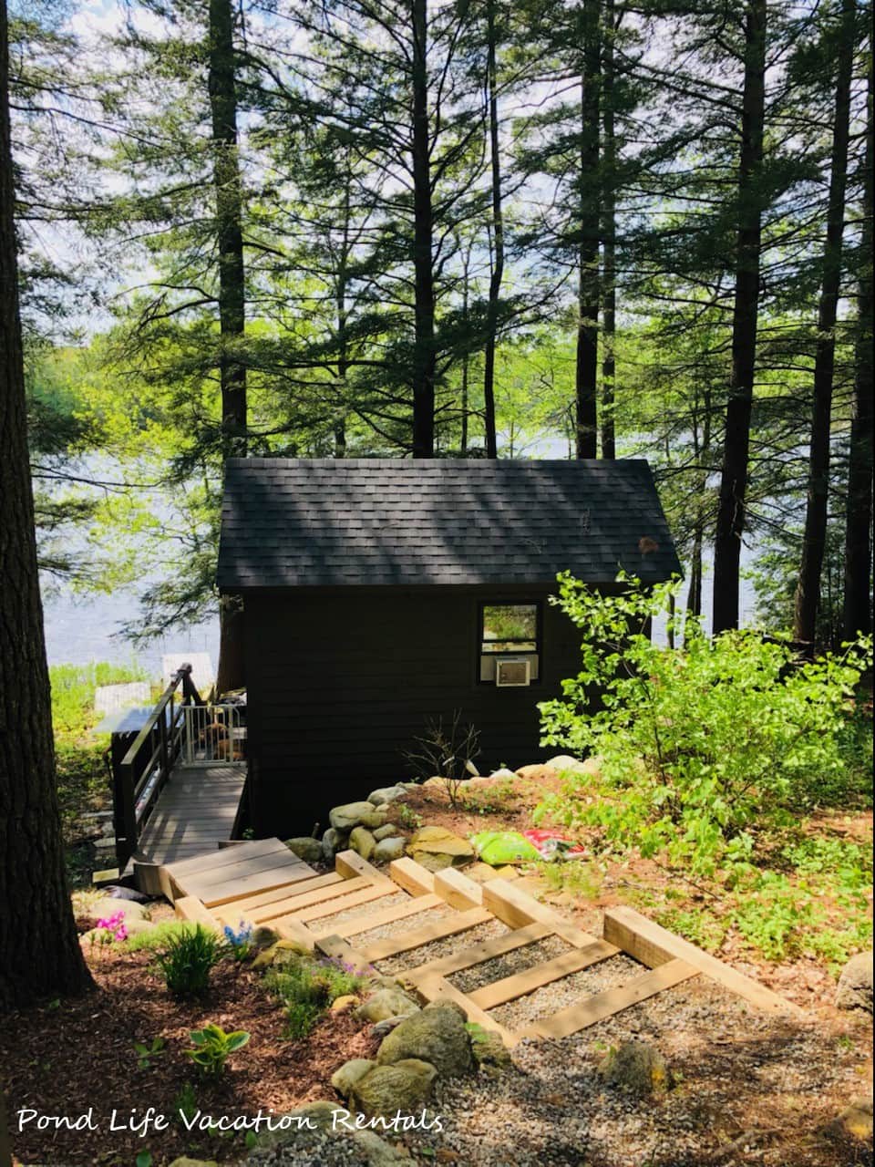 Access to SunSetter I Cabin