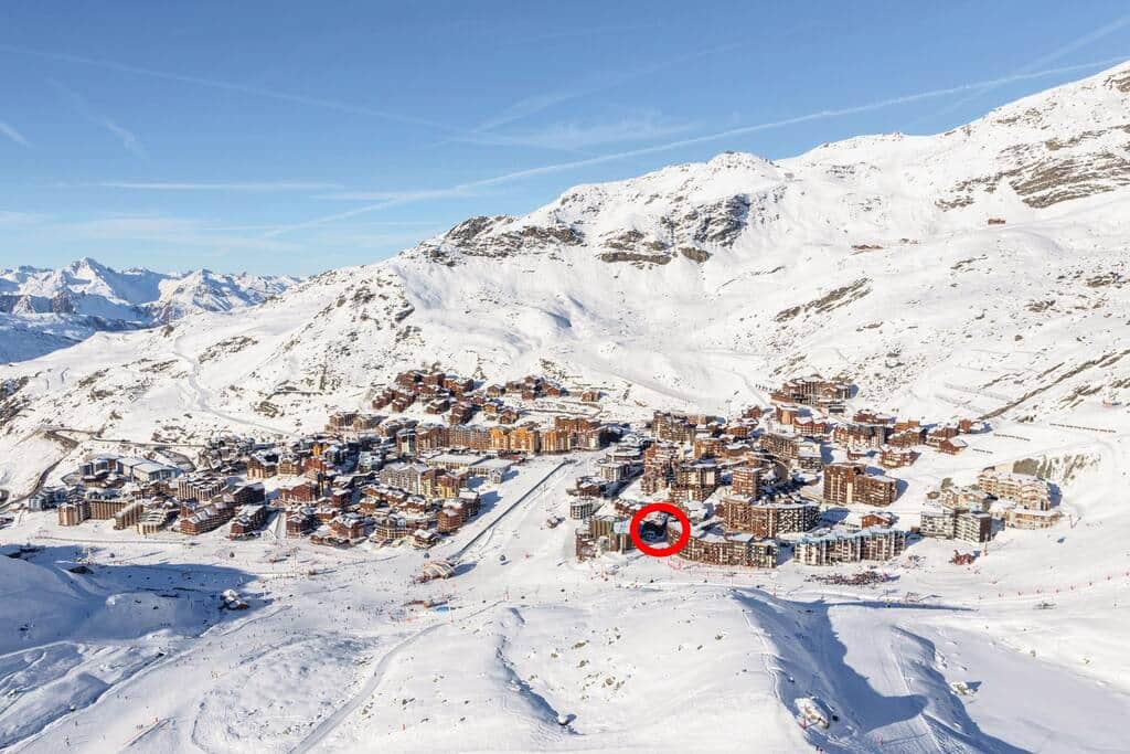 Localisation du chalet