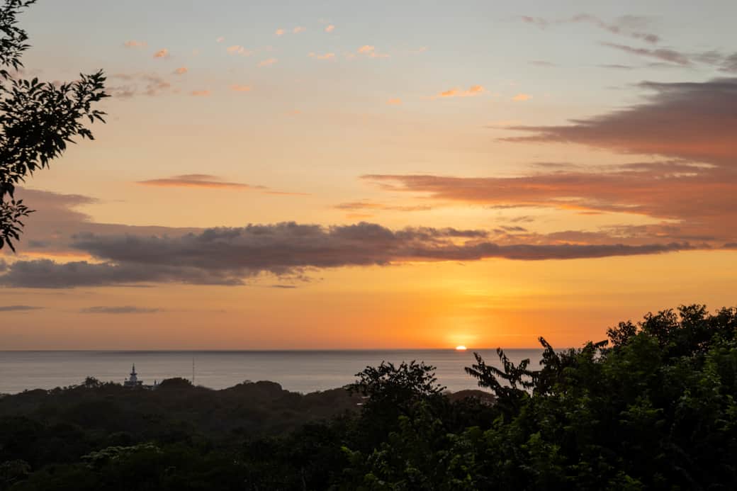 Sunset from exercise casita