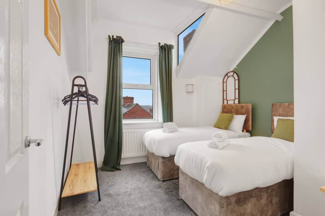 Comfortable and well-styled third bedroom offering a relaxing space for extra guests, families, or colleagues sharing accommodation Comfortable and well-styled third bedroom offering a relaxing space for extra guests, families, or colleagues sharing accommodation