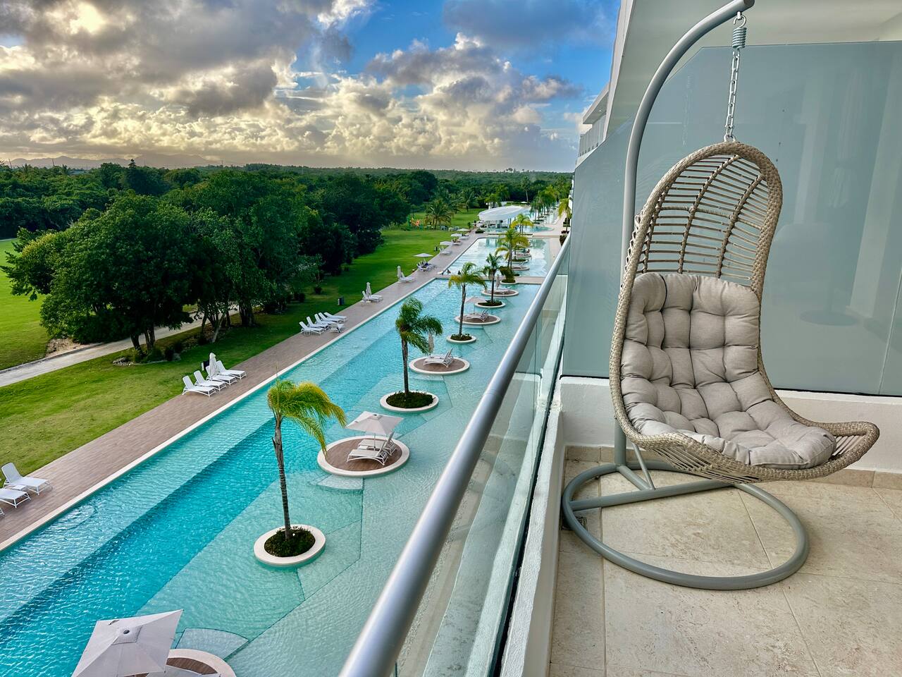 Condo pool - golf view at Cana Rock Star, Cana Bay photo 5