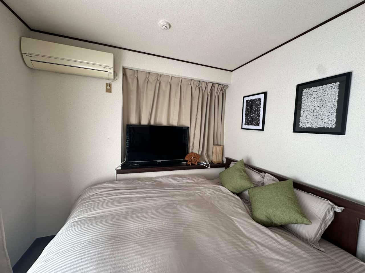 Bedroom with TV