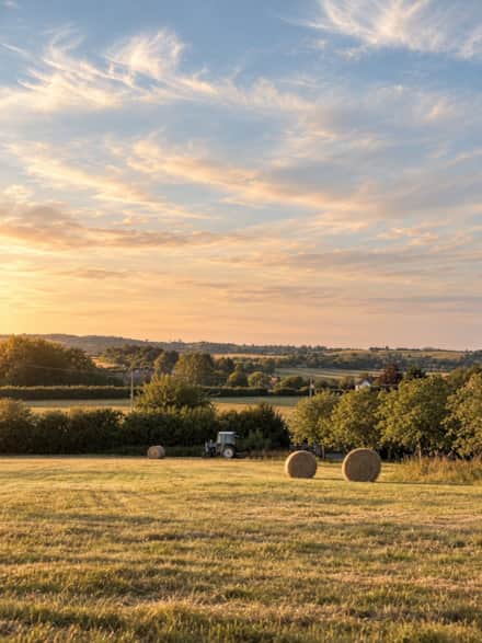 The Barn, countryside and nearby places
