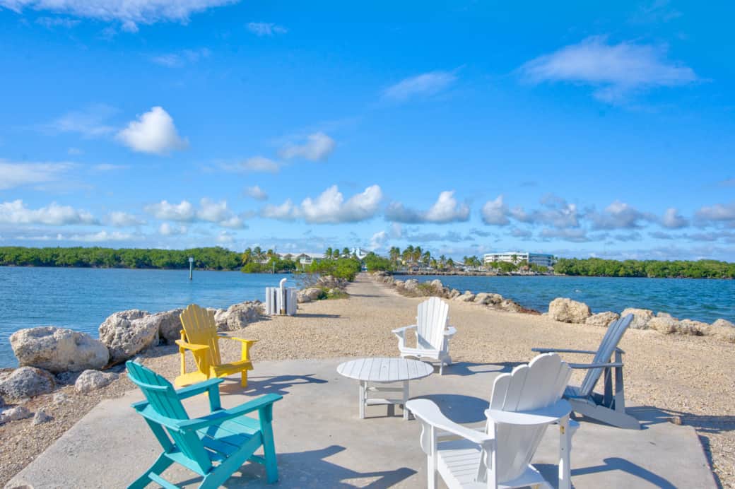 Jetty for relaxing, fishing, sunrises and sunsets
