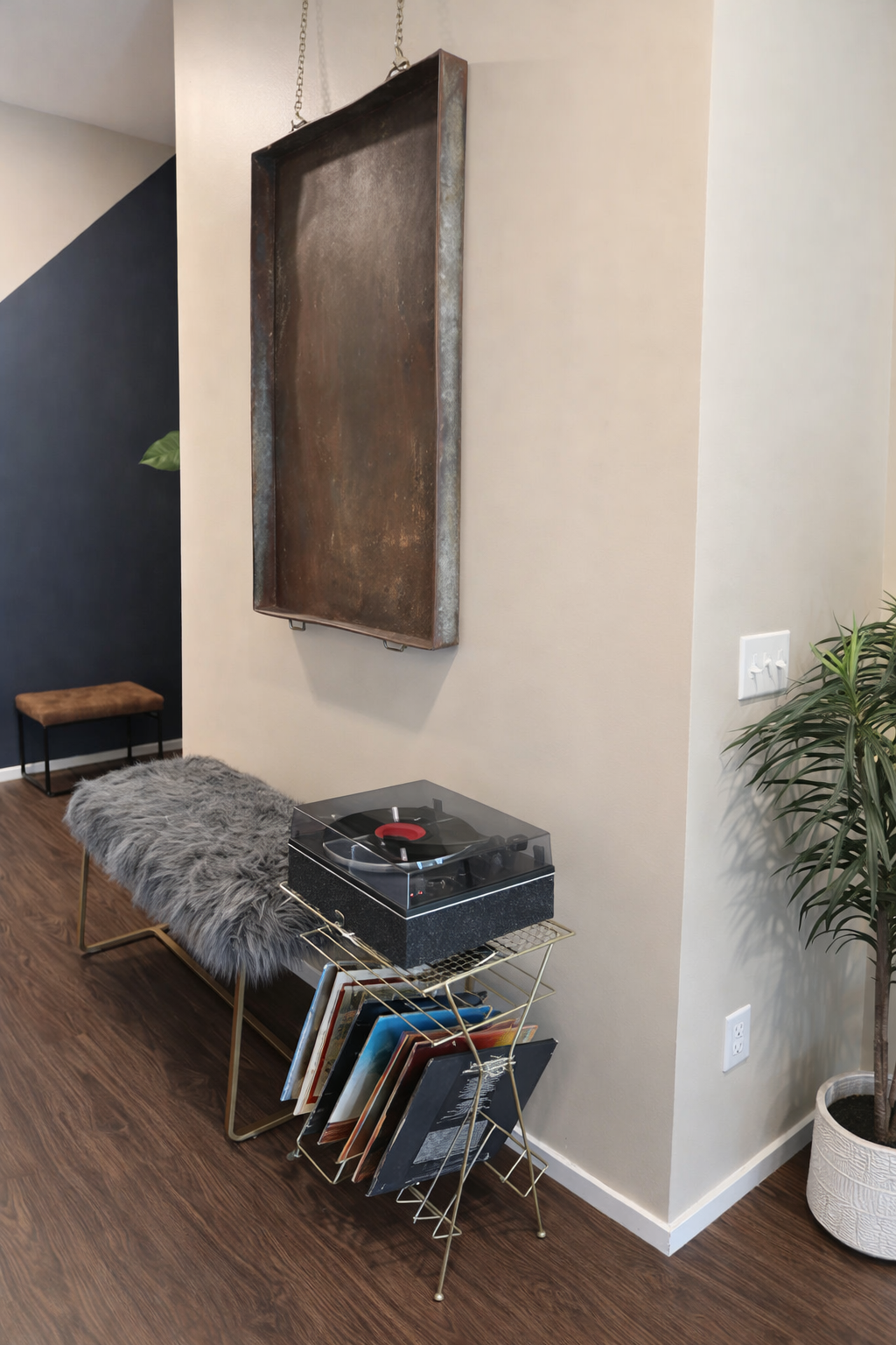 record player and records