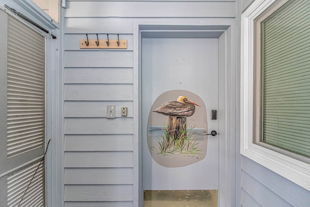 Private entry with easy self check-in via smart lock