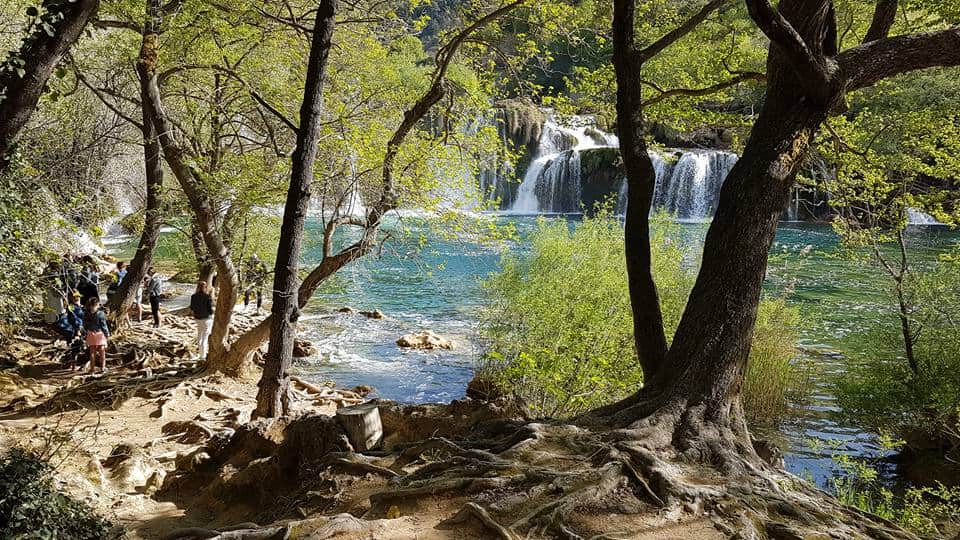 Krka National Park waterfalls near Split, Croatia