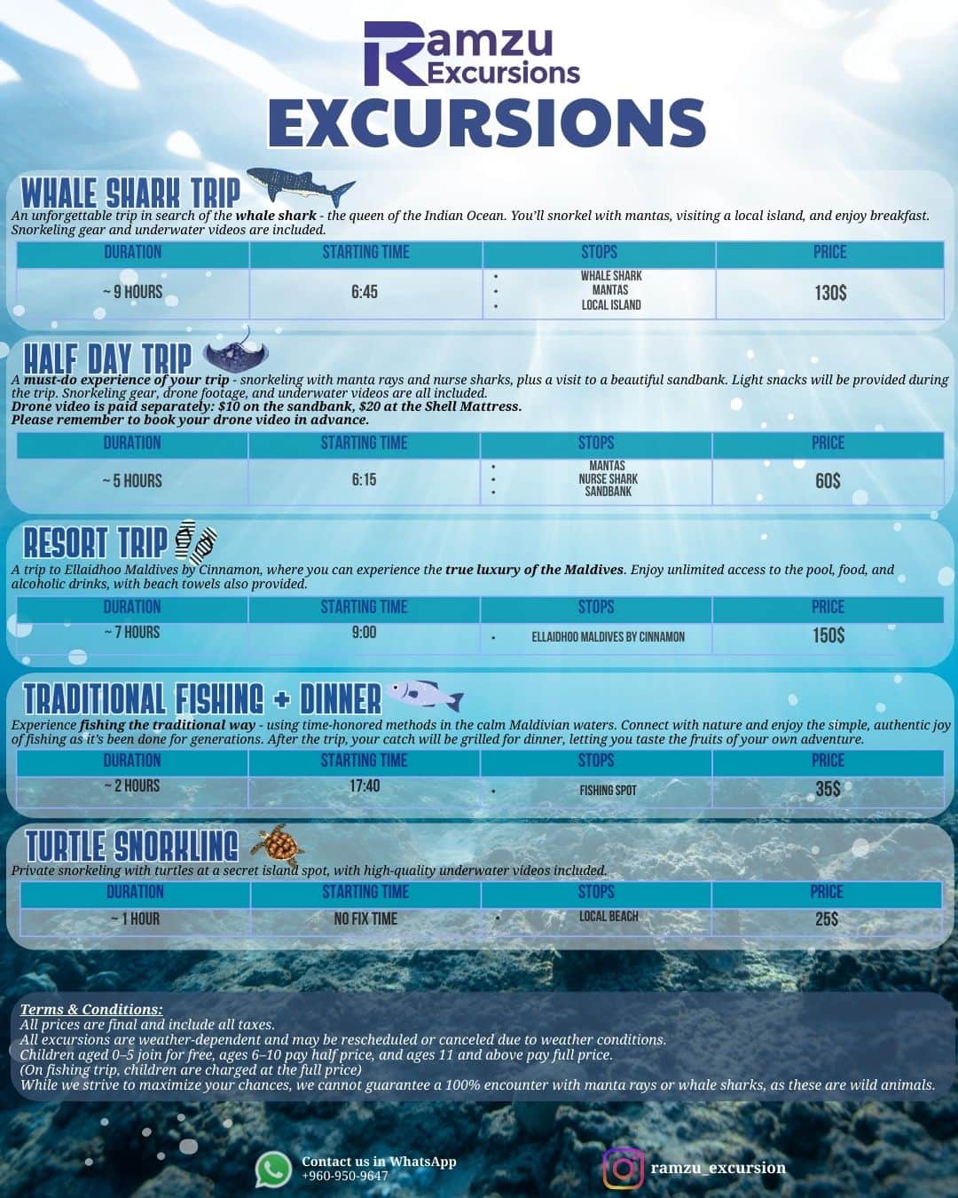 Excursions