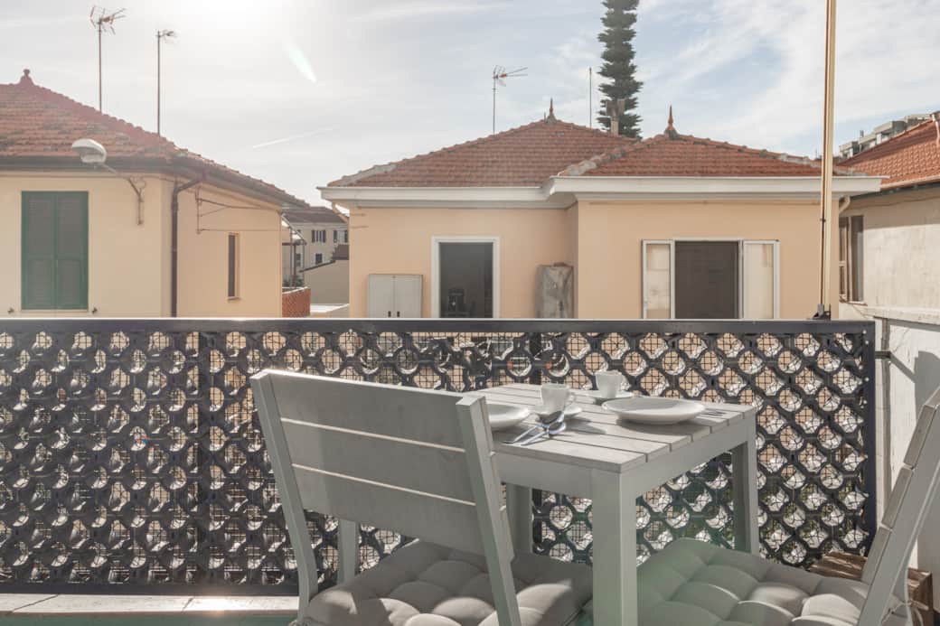 Outdoor dining area