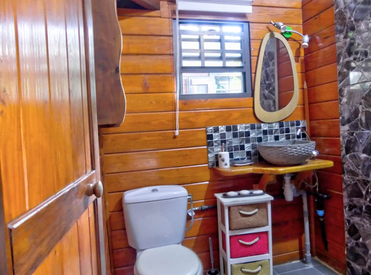 Salle d'eau avec WC