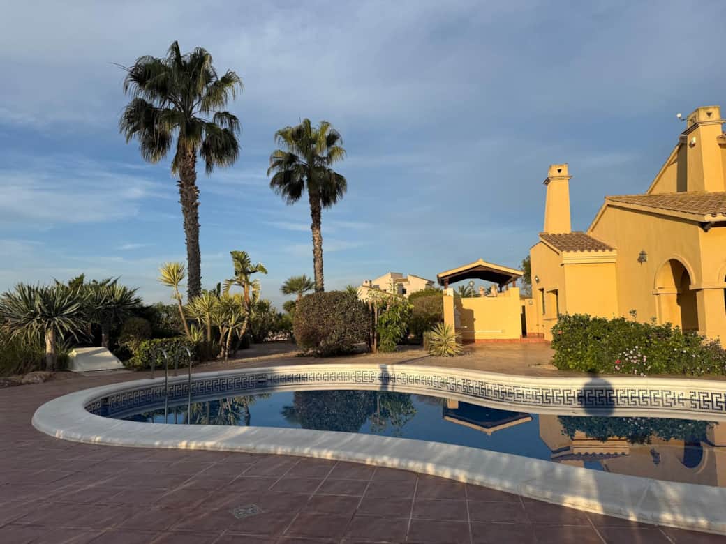 View on the pool