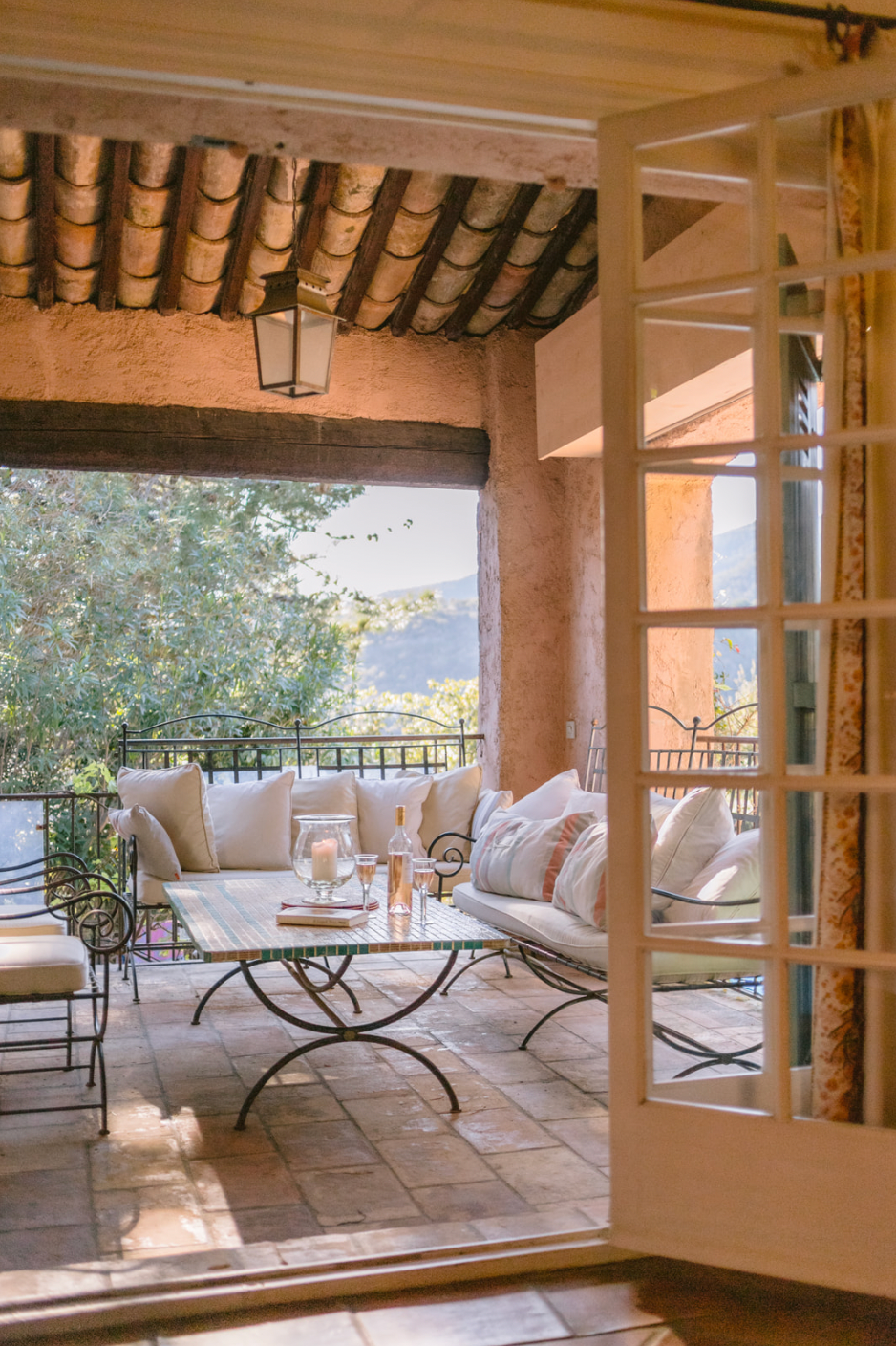 Covered Seating Area