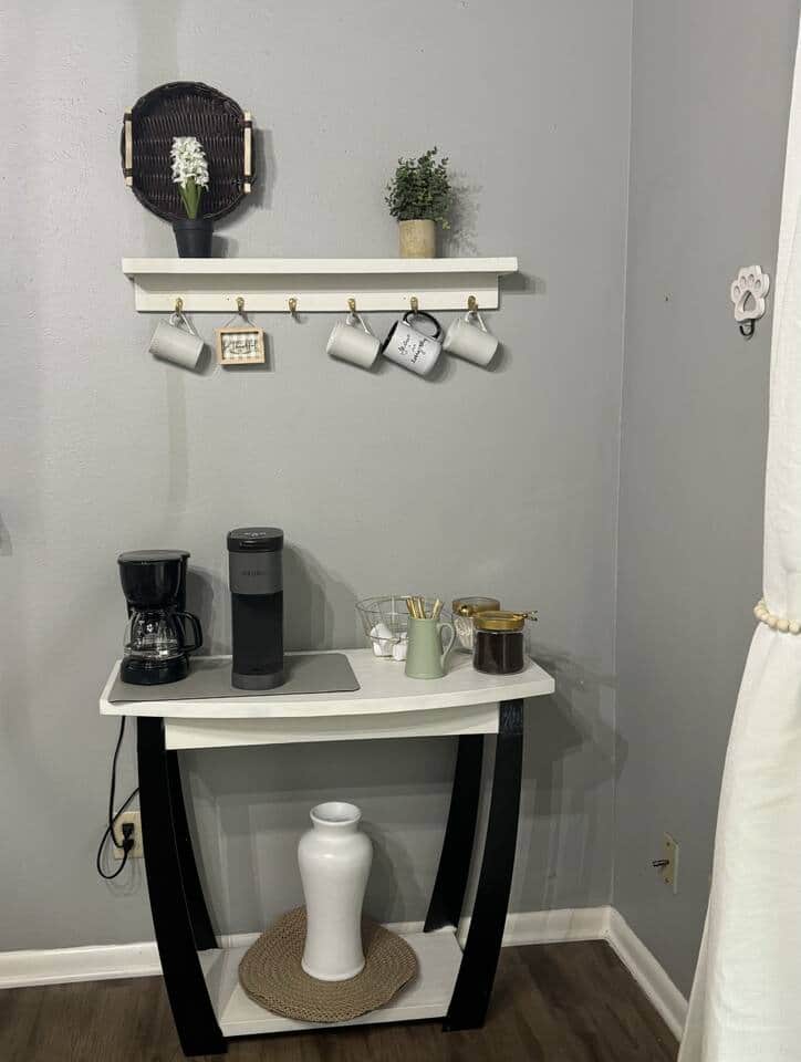 A little coffee station for your convenience! A little coffee station for your convenience!