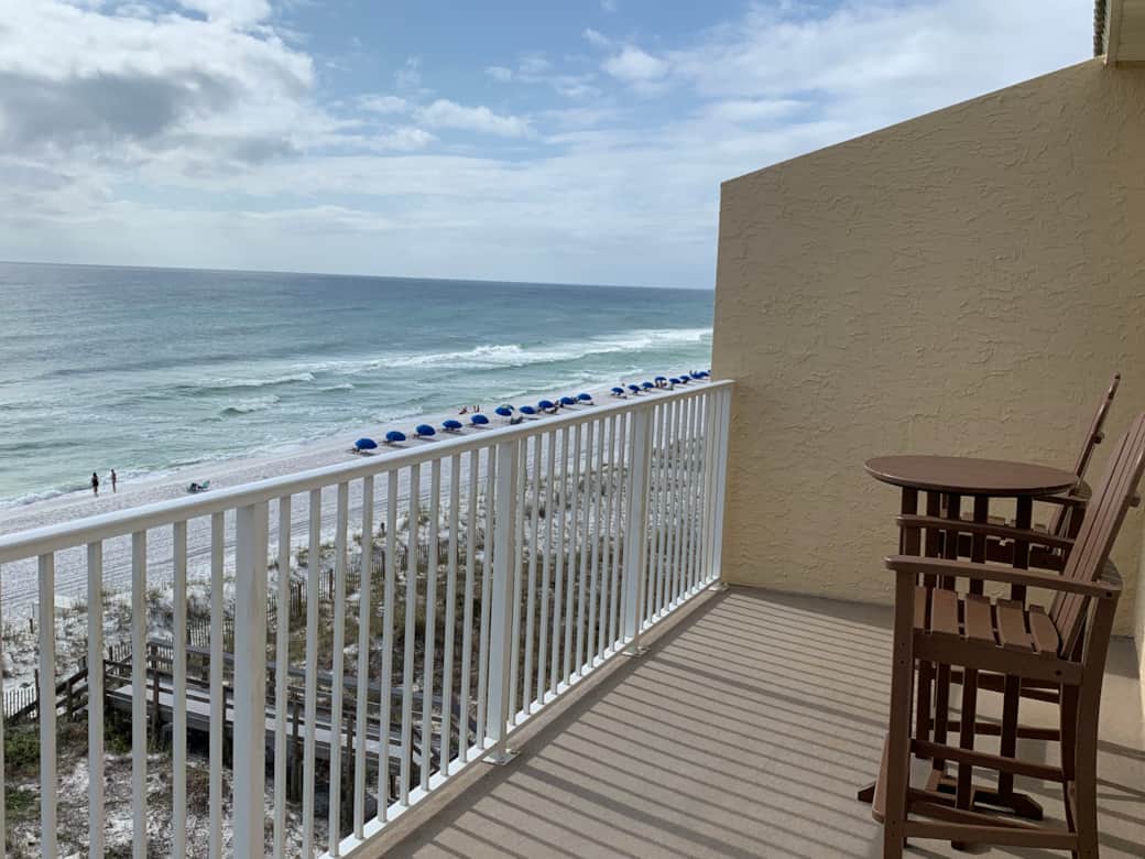 Perfect place to drink your morning coffee and watch the dolphins!